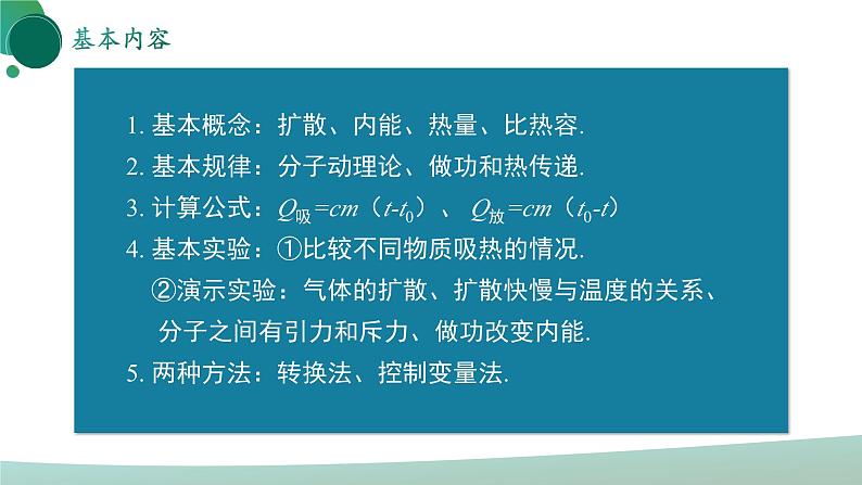 人教版初中物理九年级全册 第十三章 《内能》（单元复习）课件02