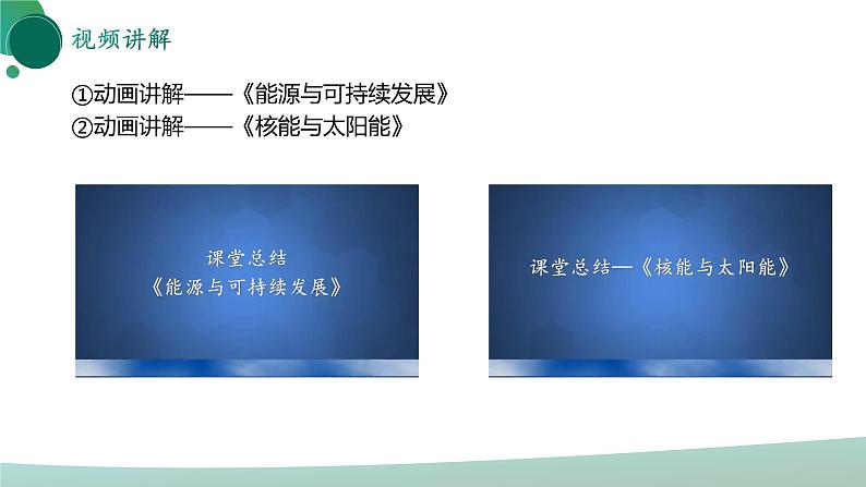 人教版初中物理九年级全册 第二十二章 《能源与可持续发展》（单元复习）课件04