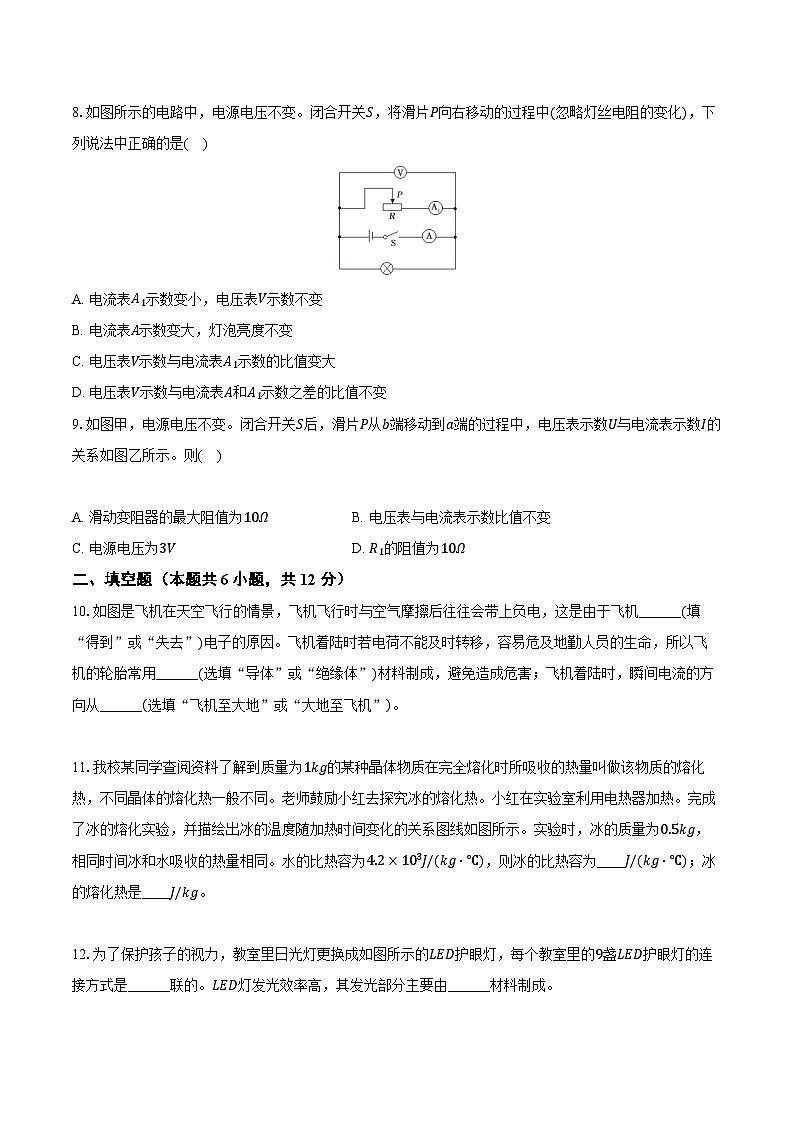 【开学考】2024学年初中九年级上册物理（辽宁专用）开学摸底考试卷03