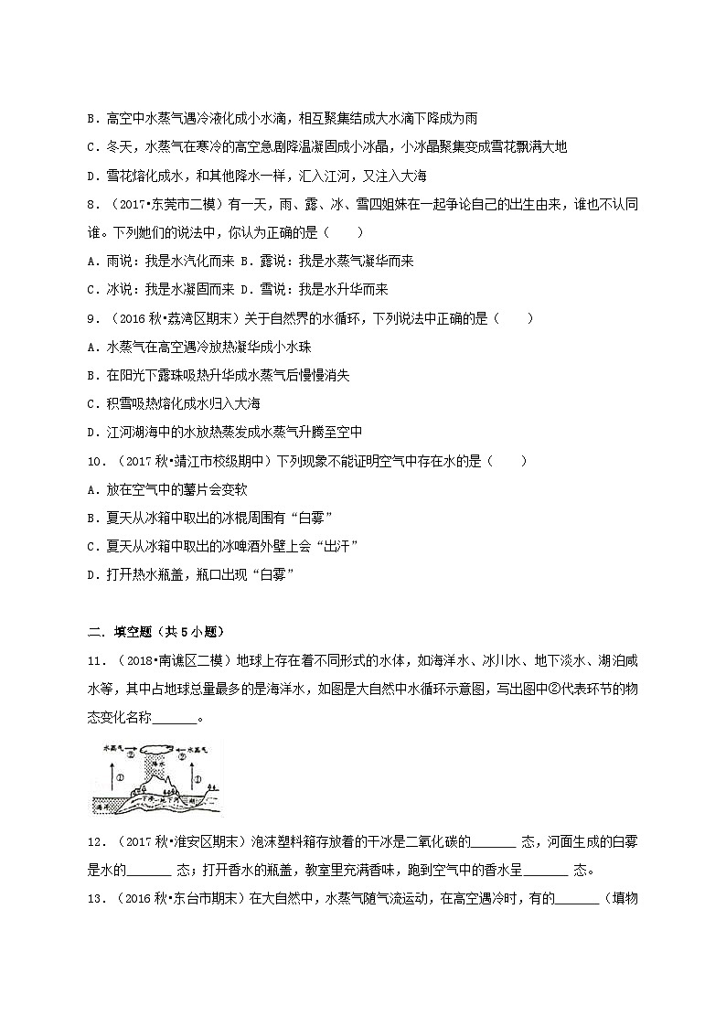 【补充习题】4.5 水循环与水资源第2页