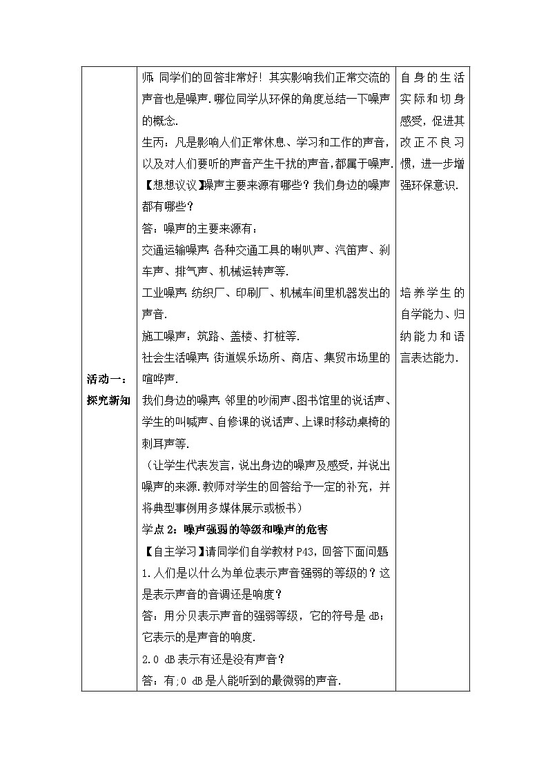 【人教2024版】八上物理 第2章 第4节 噪声的危害和控制 PPT课件+教案+练习03