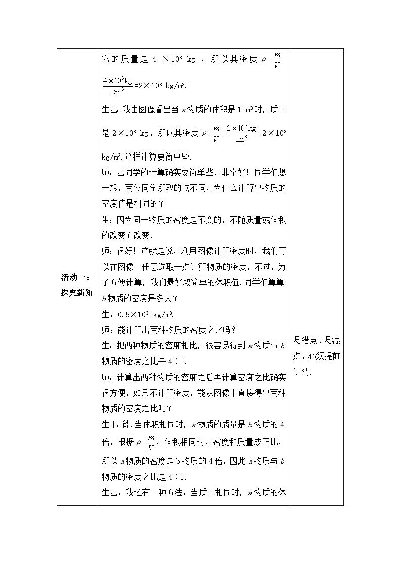 【人教2024版】八上物理 第6章 第2节   密度（课时2） PPT课件+教案+练习03
