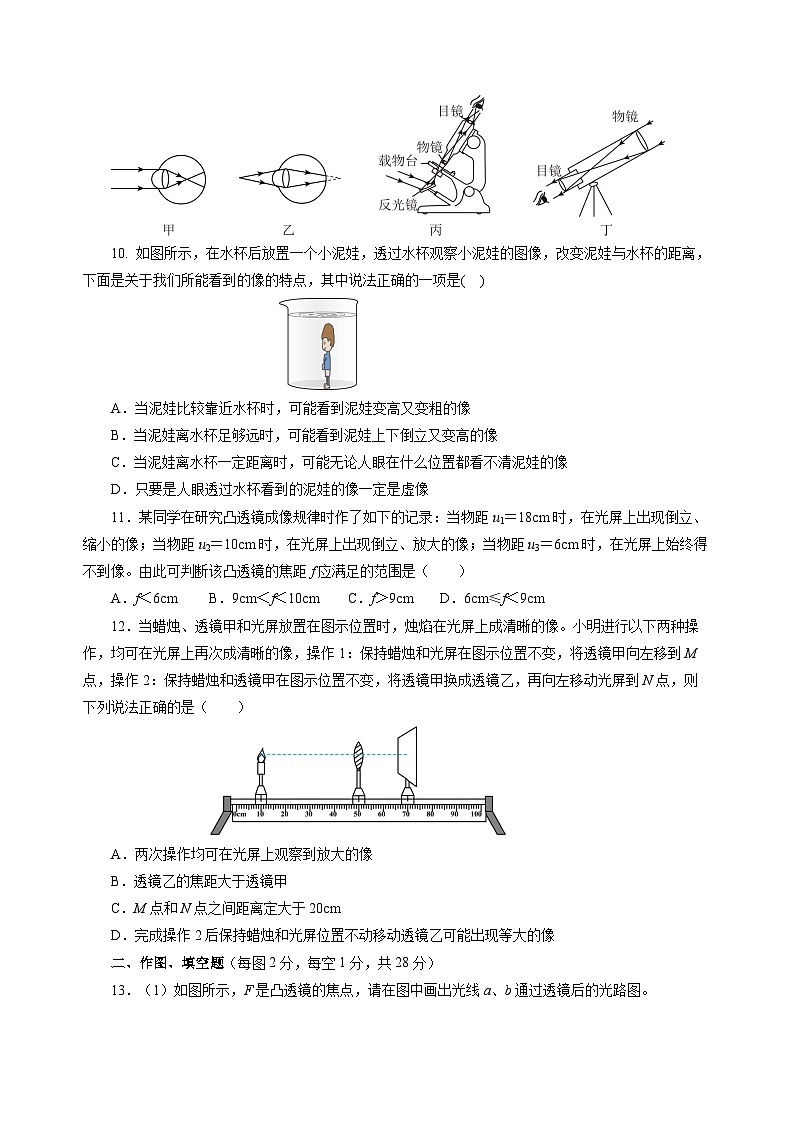 【沪科版】八年级物理  第四章 神奇的透镜 单元复习（课件+练习+内嵌视频+知识清单）03