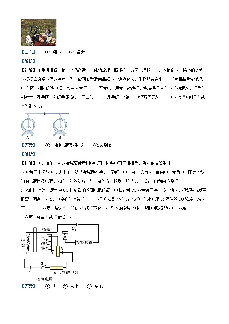 2024年河南省驻马店市中考三模物理试题（解析版）第2页