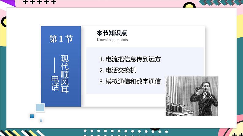 人教版初中物理九年级全一册 第21章《信息的传递》单元复习课件07