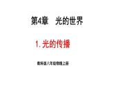 4.1 光的传播 课件 -2024-2025学年八年级物理教科版（2024）上册