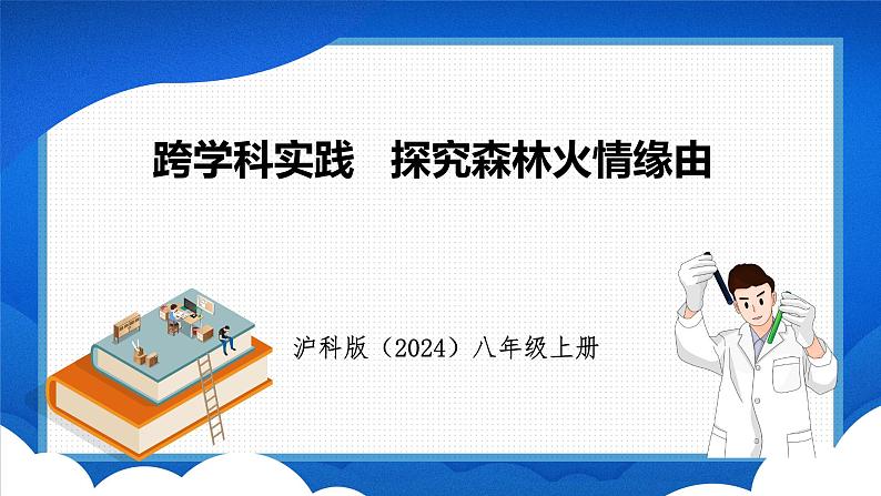 第四章 跨学科实践 探究森林火情缘由（课件）- 2024-2025学年物理沪科版八年级全一册01