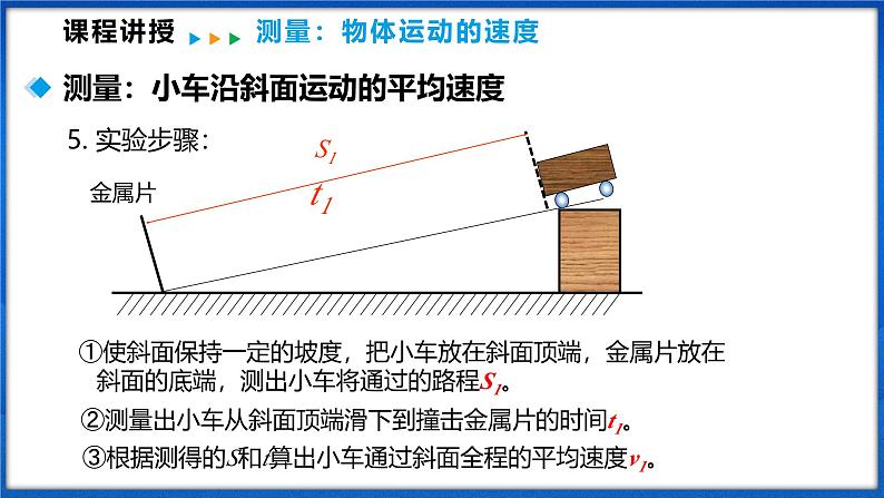 1.4 测量：物体运动的速度（课件）- 2024-2025学年物理沪科版八年级全一册08