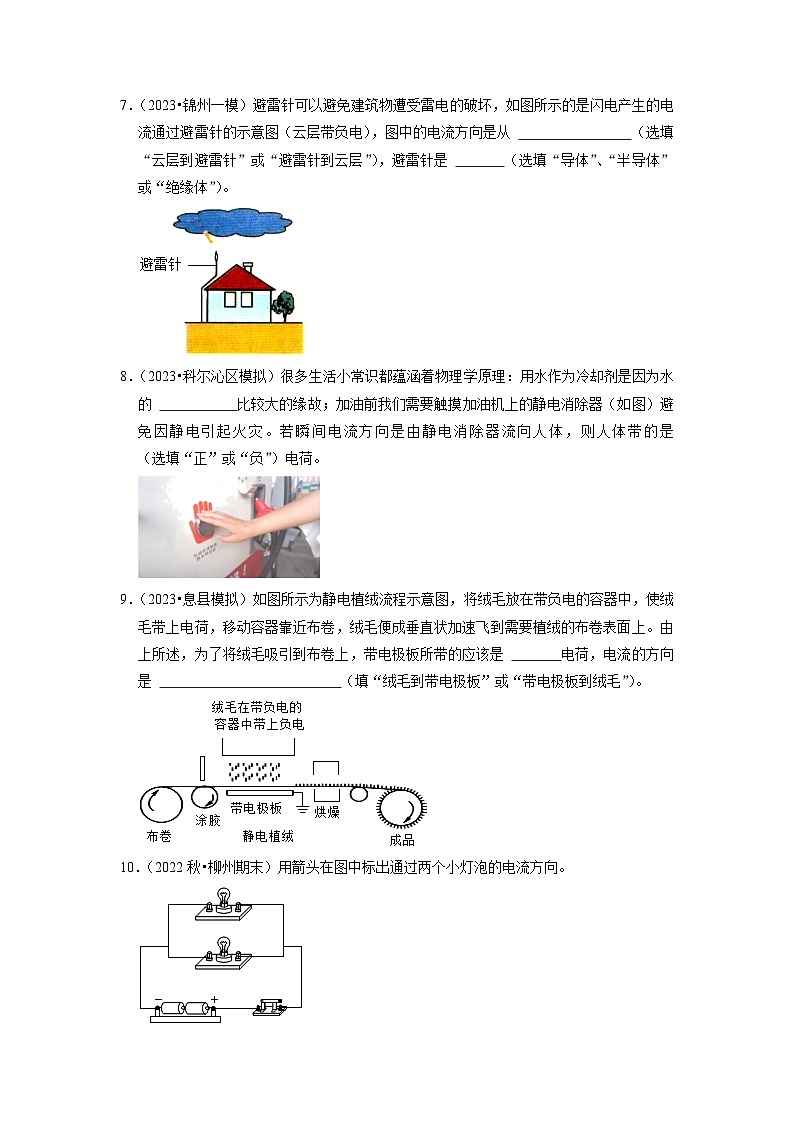 15.2 电流和电路（专题训练）【七大题型】-2024年九年级物理人教版（全册）讲义（含练习）03