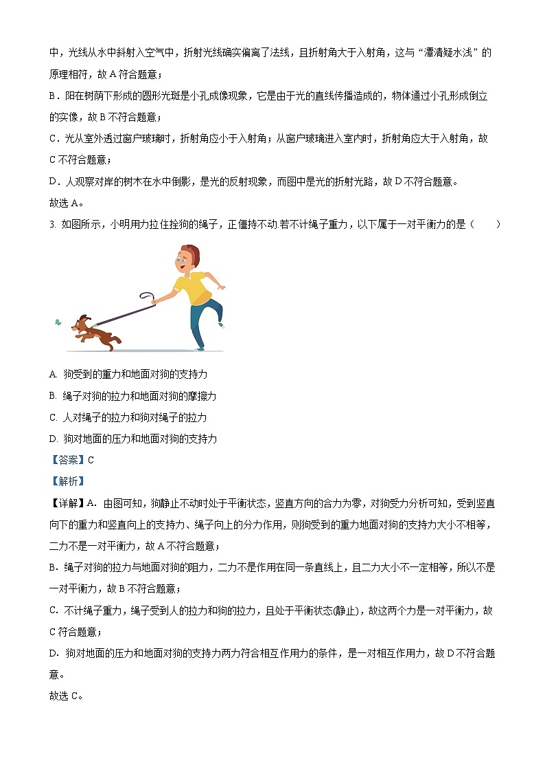 江苏省南京市六合励志学校2023-2024学年九年级下学期第一次月考物理试卷（解析版）02