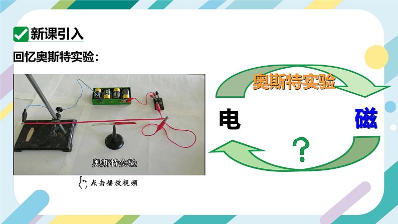 【核心素养目标】沪科版+初中物理+九年级全一册 18.2　科学探究：怎样产生感应电流 课时1  课件+教案+练习04