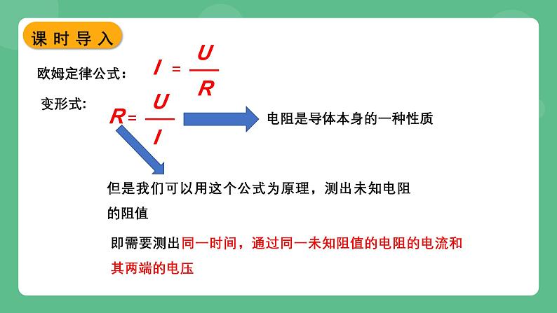 苏科版物理九上14.4《欧姆定律的应用》课件03