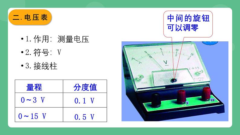 鲁科版物理九年级上册12.1《电压》课件06