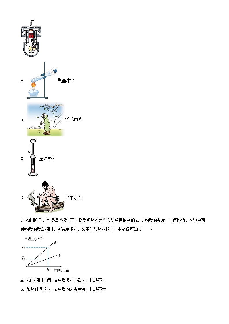 2024年山东省枣庄市中考二模物理试题（原卷版）03