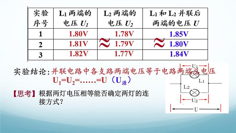 教科版九年级物理上第四章第2节电压课件第2课时07