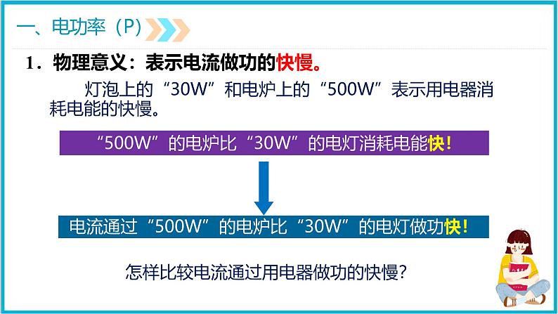 18.2电功率 课件  2024-2025学年学年人教版九年级全一册物理第6页