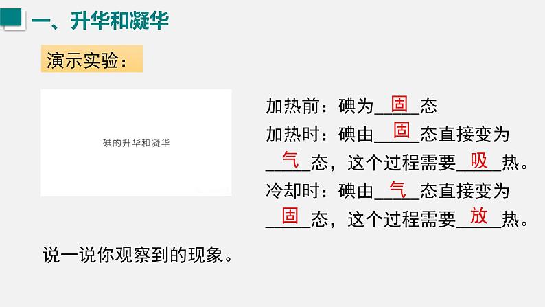 （人教版2024）八年级物理上册同步3.4 升华和凝华  课件+教案+同步练习+视频素材06