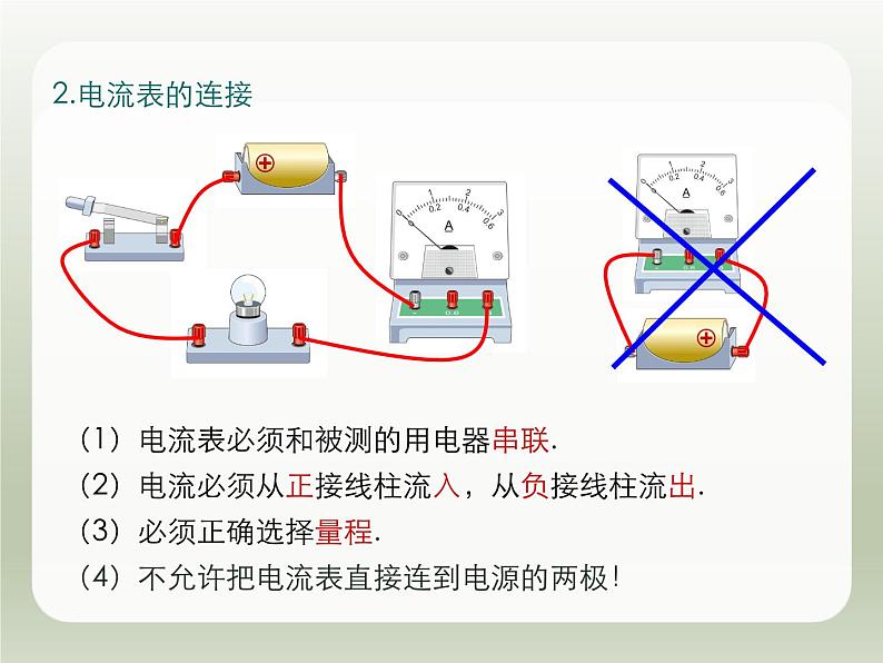 2024-2025学年人教版九年级全一册物理教学课件 15.4电流的测量第8页