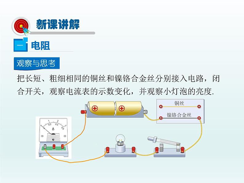 2024-2025学年人教版九年级全一册物理教学课件 16.3电阻第4页