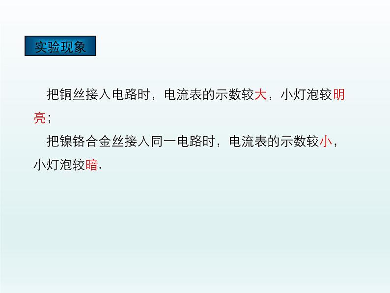 2024-2025学年人教版九年级全一册物理教学课件 16.3电阻第5页