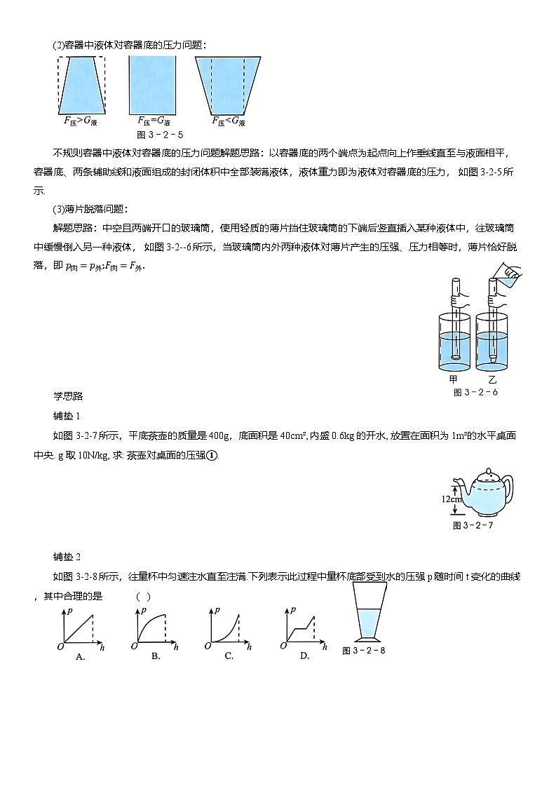 2025年中考物理复习压轴题专项练习--压力和压强（含解析）第2页