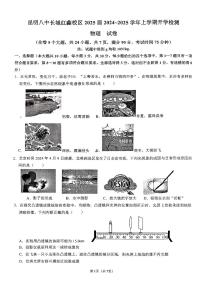 云南省昆明市第八中学长城新城校区2024-2025学年九年级上学期开学考试物理试卷