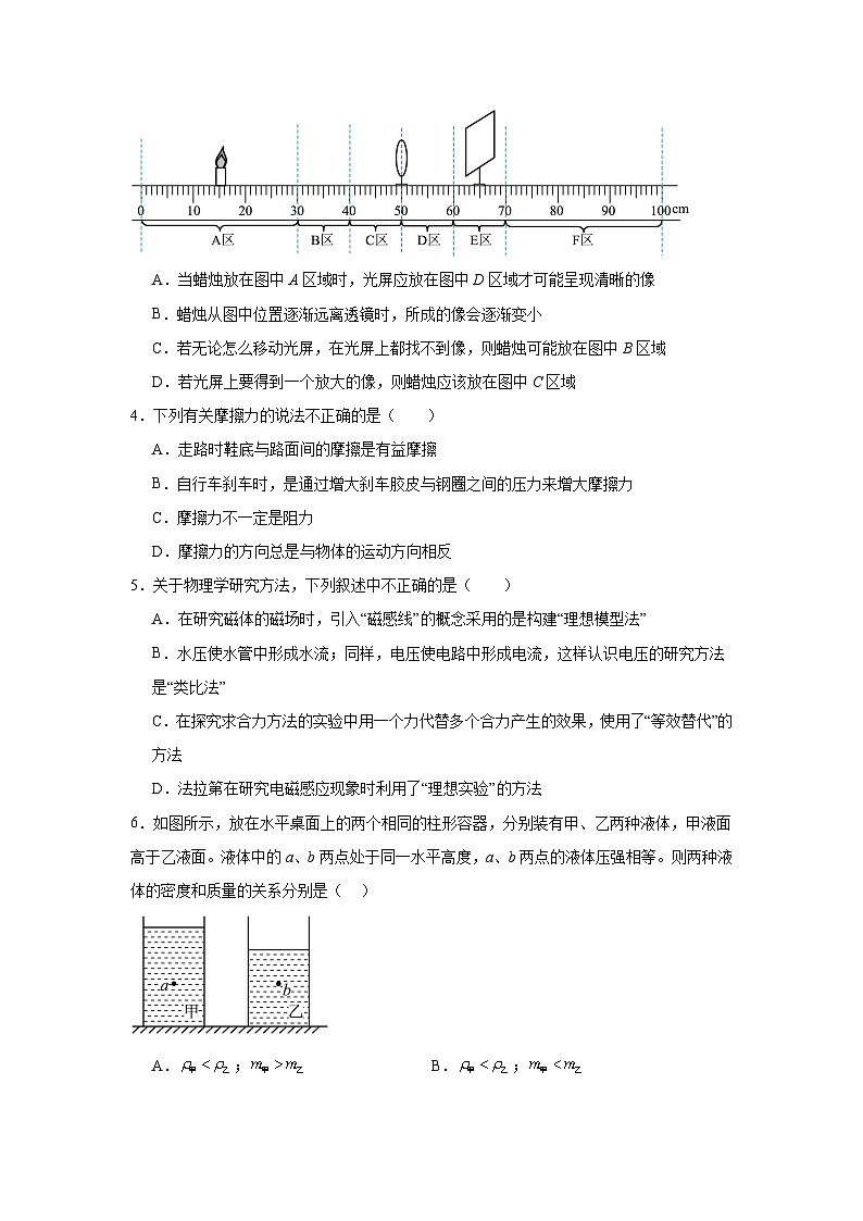 2024年山东省聊城市阳谷县中考二模物理试题02