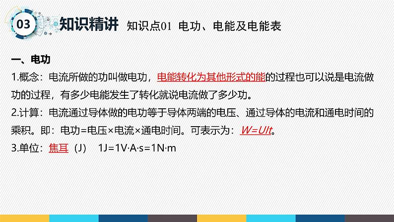 沪粤版九年级上册物理同步精品课堂第十五章 《电能与电功率》（同步课件）第6页