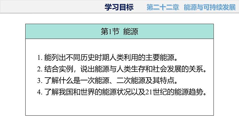 初中物理九年级上册第二十二章 能源与可持续发展（单元解读课件）（人教版）04