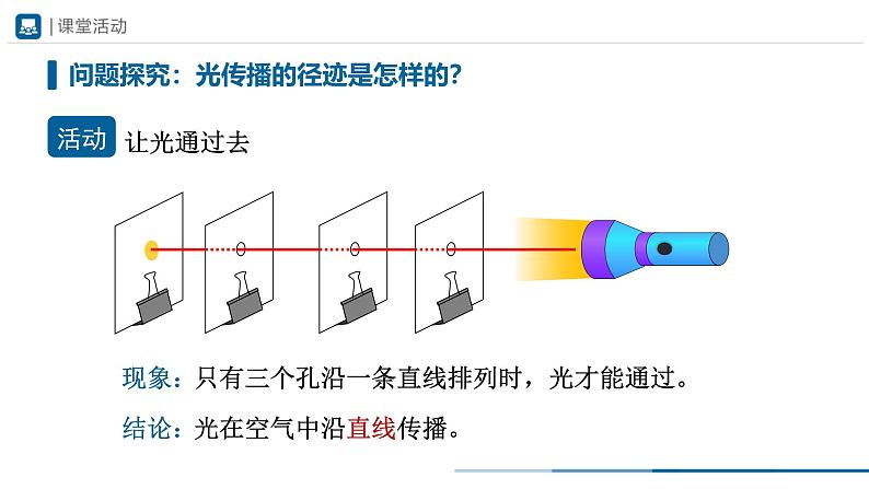 人教版八年级物理上册精品课堂4.1 光的直线传播（教学课件）第8页