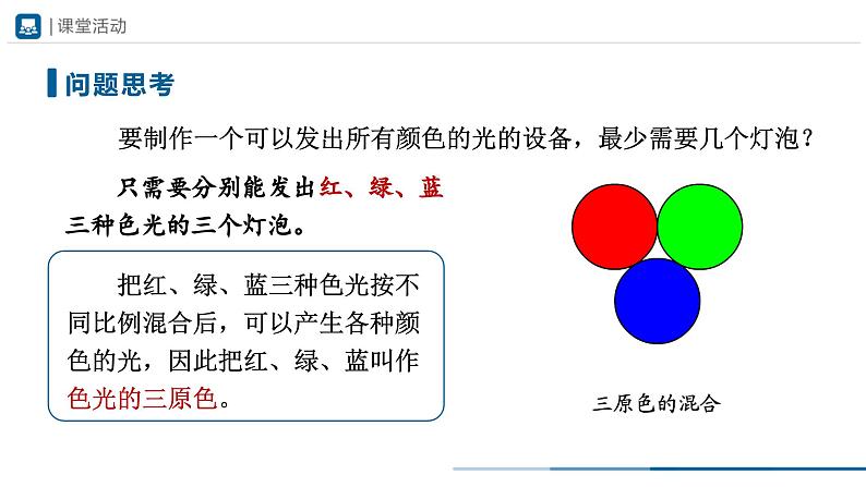 人教版八年级物理上册精品课堂4.5 光的色散（教学课件）第8页