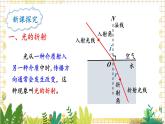 北师大版（2024）物理八年级上册 第四单元 第四节 光的折射 PPT课件+教案