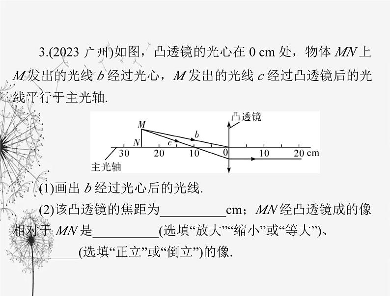 初中物理学业考试复习第五章透镜及其应用课件06