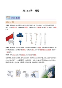 第12.2讲 滑轮【教材为纲·探题源】-2024年中考物理一轮复习讲义