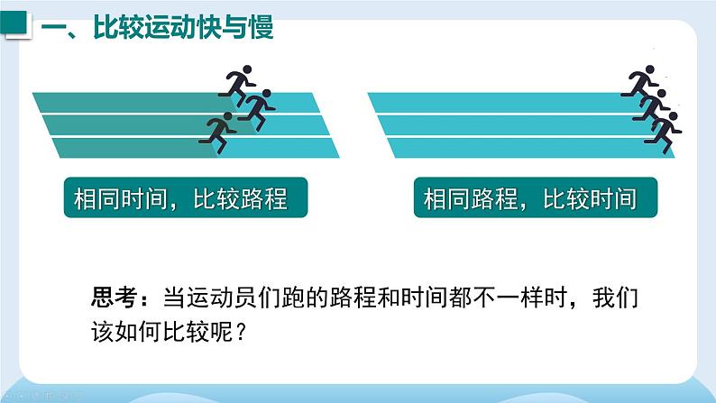 2 第二节  快与慢-2024-2025学年沪科版八年级物理上册 PPT课件第4页