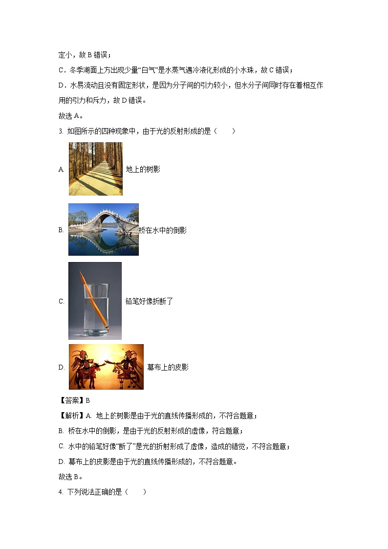 云南省昆明市安宁市2024年中考一模物理试题（解析版）第2页