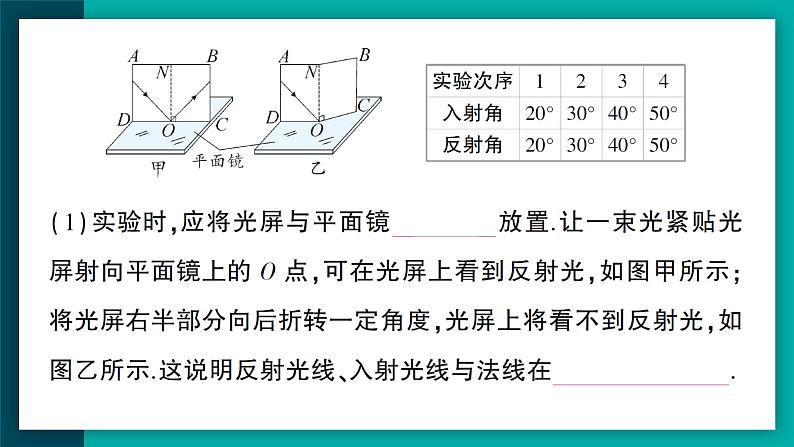 第2节 光的反射（作业课件）第6页