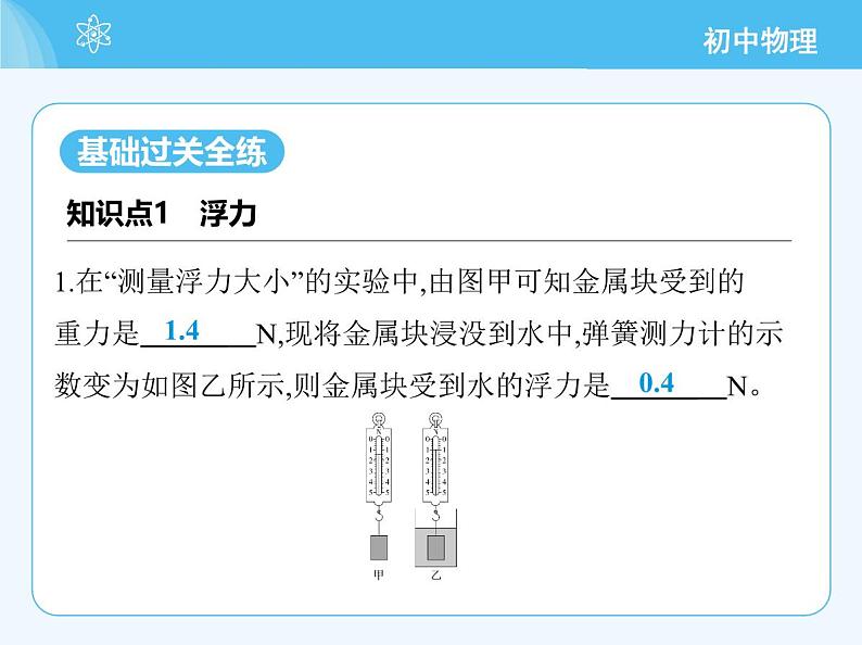 01-第一节　探究浮力大小的影响因素第3页