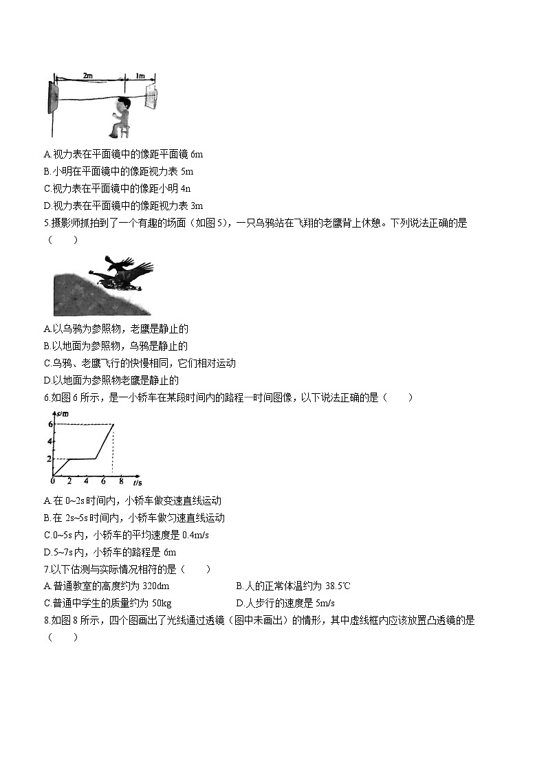 2023-2024学年天津市经开区国际学校八年级（上）期末物理试卷第2页