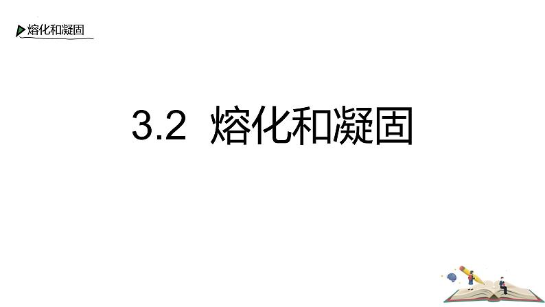 人教版（2024）八年级物理上学期3.2熔化与凝固课件01