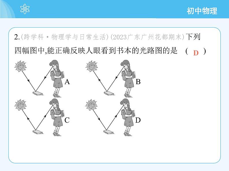 第一课时　探究光的反射规律第5页