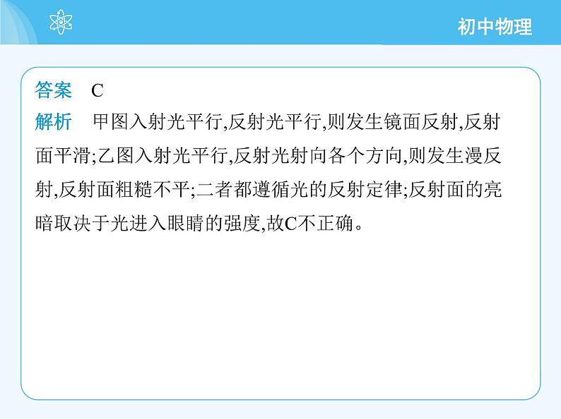 第二课时　镜面反射与漫反射及光反射的应用第5页