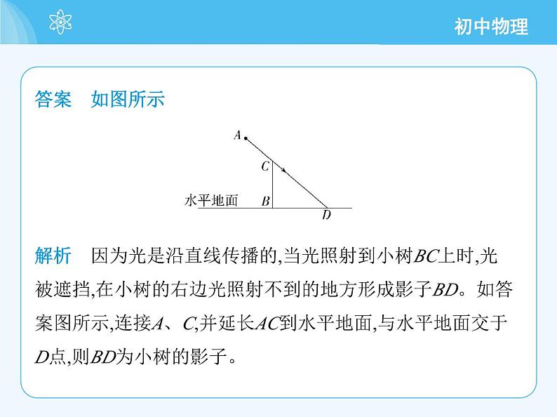 【新课标】物理【教科版】八年级上册（2024）【重点知识点解析、提升测试解析】第4章　光的世界08