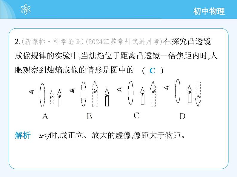 03-第1课时　探究凸透镜成像的规律第5页