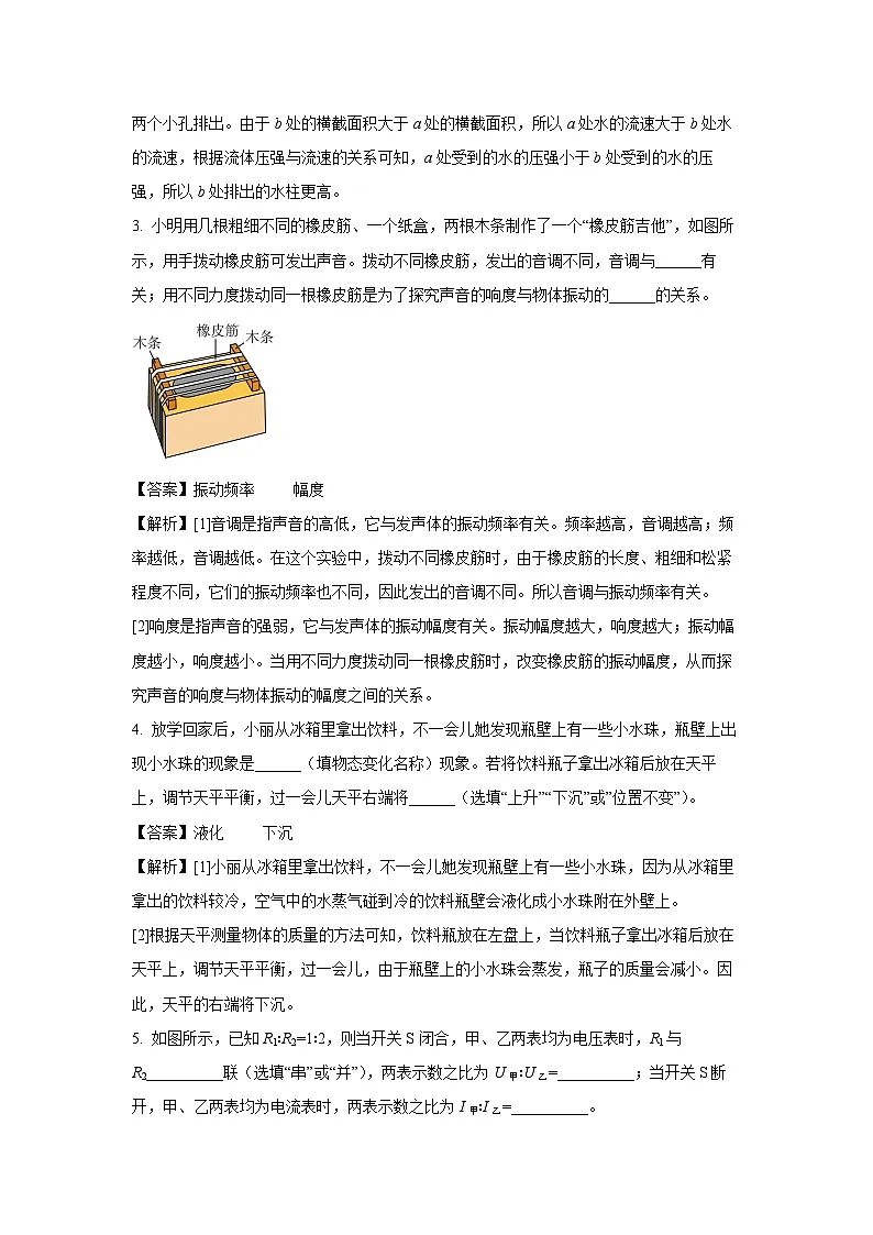 河南省2024年中考二模物理试卷（解析版）第2页