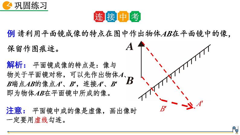 人教版（2024）八年级物理上册4.3平面镜成像课件第7页