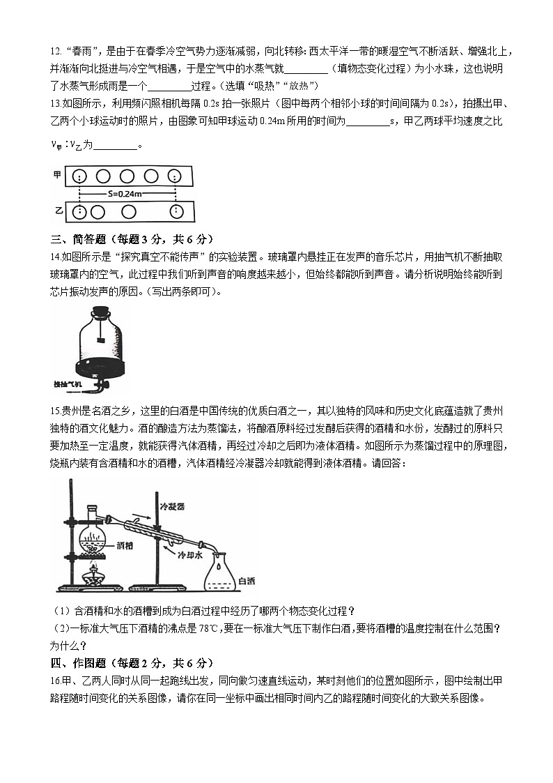 人教版2024-2025学年八年级上学期11月期中物理试题+03