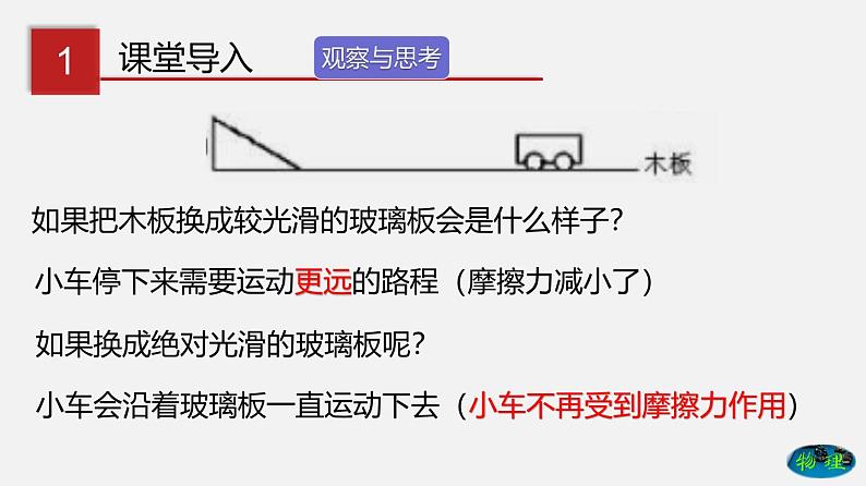 6.6 牛顿第一定律  惯性（课件）-八年级物理下册同步（鲁教版）03