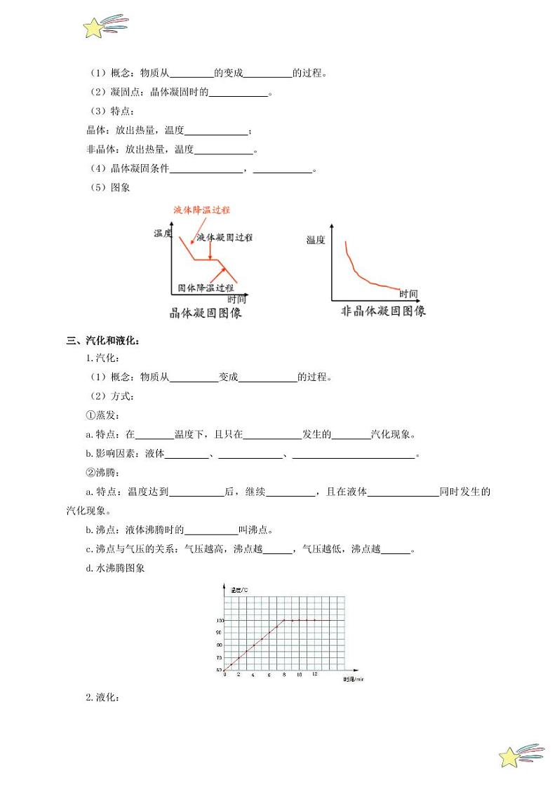 第三章 物态变化（单元复习）-（新教材）第一辑：人教版2024八年级物理上册讲义（教师版） 2024-2025学年（人教版）八年级上册物理期中期末题型复习讲义第2页