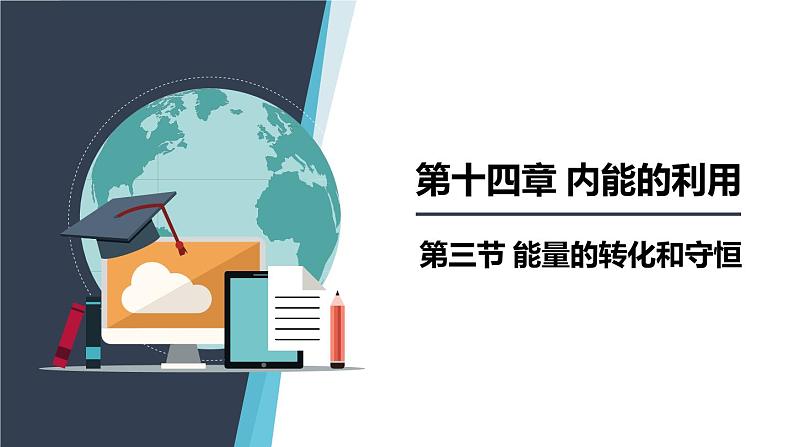 人教版（2024）九年级物理全册14.3能量的转化和守恒课件第1页